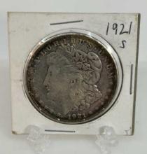 1921 US Morgan Silver Dollar S