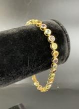 10kt 6g Gemstone Bracelet