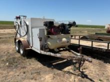 1000 Gallon Fuel Tank on Dual Axle Bumper Pull Trailer