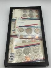 Collection of 13 US UNC Mint Sets w/ Envelopes