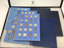Collection of Various Nickels in Folders Including
