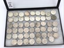 Collection of Approx. 52 Kennedy Halves