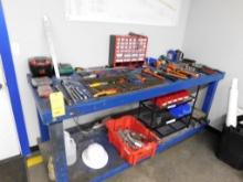 LOT: Pulser Assembly Table w/Tools & Parts