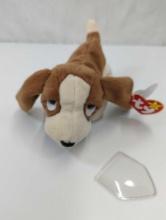 TY BEANIE BABY "TRACKER"DOB JUNE 5,1997 W/ TAG PROTECTOR