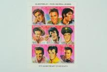 Elvis Presley St. Vincent Stamp Sheet