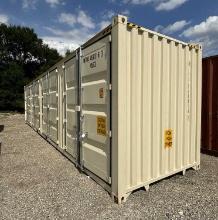 40' High Cube Conex Container w 4 Side Doors