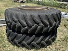 (2) Goodyear 18.4 R38 Tractor Tires