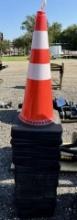 (40) Safety Traffic Cones