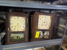 453 (9) Pillar & Scroll Woodworks Clocks