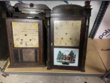 456 (6) Short Column & Splat Woodworks Clocks