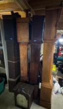 477 (2) Grandfather Clocks Plus (2) Cases, (1) Hood