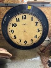 63 Early 1900's 48in Schenectady Train Station Clock - UNIQUE!