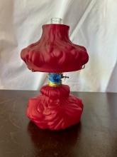 Red Patience Small Oil Lamp