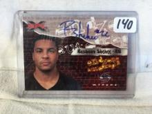 Collector Topps XFL Authentic Autograph Rashaan Shehee Trading Card Signed