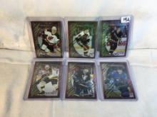 Lot of 6 Pcs Collector Modern NHL Hockey Sport Trading Assorted Cards and Players -See Pictures