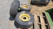 (3) 11L-14S1 61VS WHEELS AND TIRES
