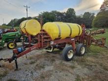 DEMCO HP 45' BOOM PULL BEHIND SPRAYER, HAS FOAM MARKERS, SPRAYED OVER 500 A