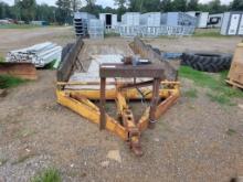 16'X7' BUMPER PULL EQUIPMENT TRAILER WITH WINCH, HD 5000LB AXELS, NO PAPERW