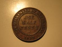 1932 Australia 1/2 Cent