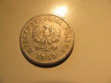 Foreign Coins: 1949 Poland 1 Zl