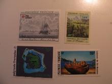 4 French Polynesia Unused Stamp(s)