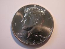 US Coins: 1x2024-D (UNC) Kennedy Half Dollar