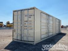 2024 40' HC Container, 2 Side Doors, 1 End Door