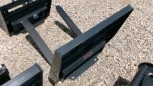 2024 WOLVERINE MINI SKID STEER ATTACHMENT,  NEW/UNUSED, PALLET FORKS, AS IS
