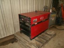 LINCOLN DC-600 WELDER,  ELECTRIC, NO LEADS