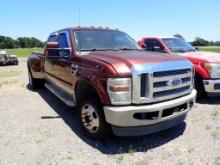 2008 FORD F350 TRUCK,  CREW CAB, DIESEL, AUTO, 4X4, DRW, PS, AC, *CONDITION