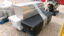 LOT OF TRUCK TOOL BOXES,  (3) AS IS WHERE IS
