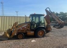 2005 CASE 580MII BACKHOE, 3702 HRS ON METER, UP# TLH1095, S# N5C391095, LOC