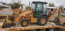 2007 CASE 580MII BACKHOE, UP# TLH3350, S# N7C423350, 3068 HRS SHOWING ON ME