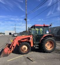 KUBOTA M6800 TRACTOR, UP# 10005954, S# 60296, LOCATION AND CONTACT - 2144 S