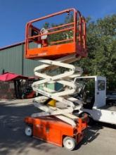 2016 SNORKEL SCISSOR LIFT MODEL S3219E ANSI , ELECTRIC, APPROX MAX PLATFORM HEIGHT 19FT