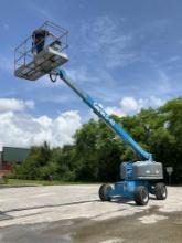 2014 GENIE BOOM LIFT MODEL S-40, DIESEL , 4X4, MAX PLATFORM HEIGHT 40FT , RUNS & OPERATES...