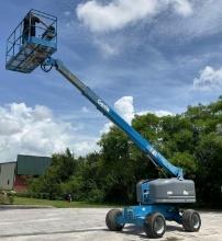 2014 GENIE BOOM LIFT MODEL S-40, DIESEL , 4X4, MAX PLATFORM HEIGHT 40FT , RUNS & OPERATES...