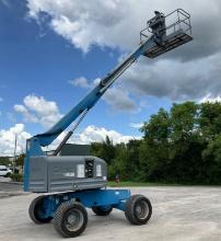 2014 GENIE TELESCOPIC BOOM LIFT MODEL S-40, DIESEL , 4x4, MAX PLATFORM HEIGHT 60FT, RUNS & OPERAT...