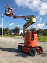 2018 JLG BOOM LIFT MODEL E300AJP, ELECTRIC , APPROX MAX PLATFORM HEIGHT 30FT