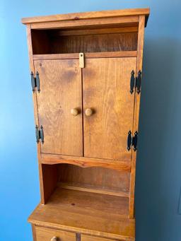 Wooden 2 Piece Cabinet