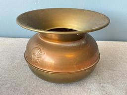 Vintage Redskin Brand Spittoon