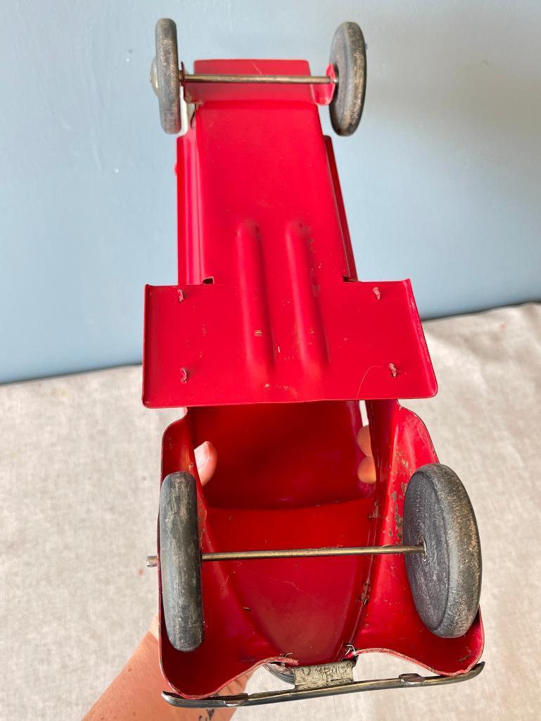 Vintage Turner Metal Toy Fire Truck