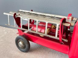 Vintage Turner Metal Toy Fire Truck