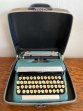 Vintage Smith Corona Sterling Typewriter in Carrying Case