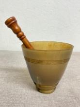 Vintage Composite Mortar and Pestle Set