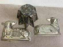 Collection of Vintage Aluminum Baking Molds