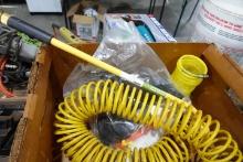 BOX LOT AIR HOSES SPRINKLER AND MORE