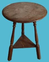 Round End Table - 20" D, 27" H