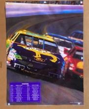 1995 NASCAR Souvenir Poster, 23 3/4’’ T x 18’’ W