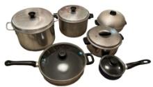Assorted Pots, Including Some Aluminum & Ultrex
